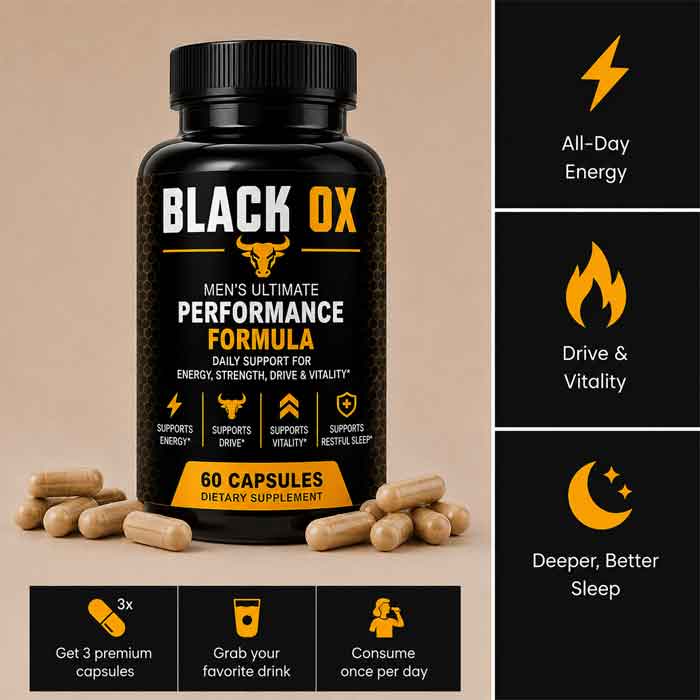 Black Ox - Mens Ultimate Performance Formula
