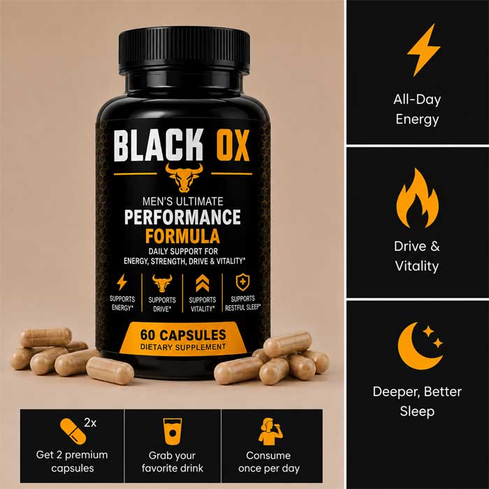 Black Ox - Mens Ultimate Performance Formula