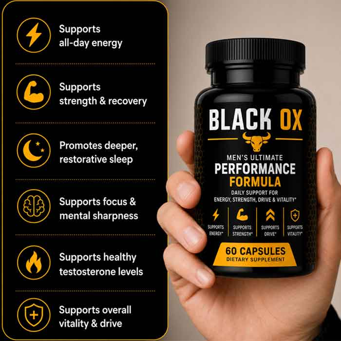 Black Ox - Mens Ultimate Performance Formula