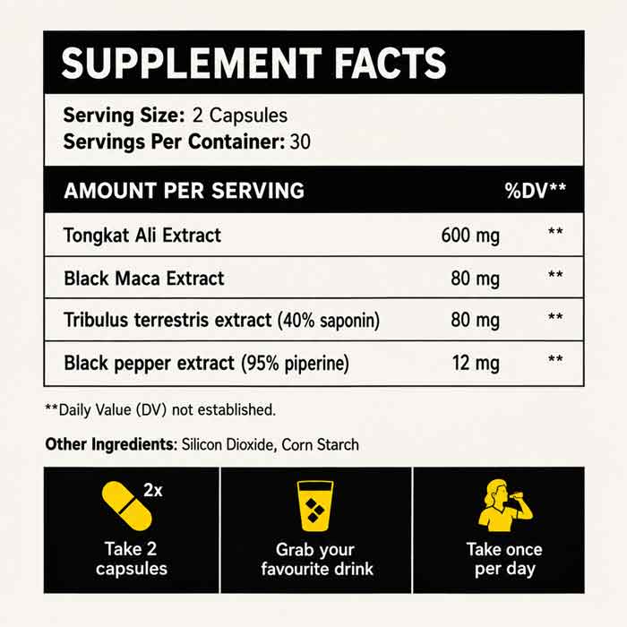 Black Ox - Mens Ultimate Performance Formula
