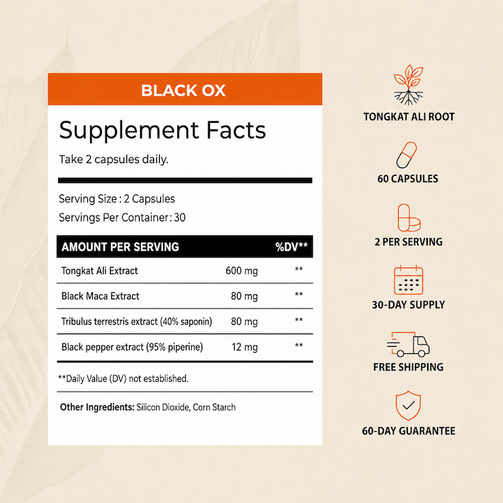Black Ox - Natural Test Booster